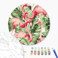 Картина по номерам Brushme Фламинго в тропиках (RC00017FC) фото №2 — интернет-магазин Desire.md