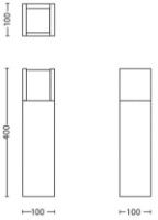 Садовый светильник Philips Arbour (915005194001) фото №2 — интернет-магазин Desire.md