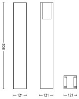 Lampa de gradină Philips Bridge 42 (915003761603) imaginea #2 — magazin online Desire.md