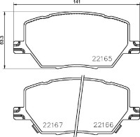 Set placute frână Brembo M-P 23 164 imaginea #3 — magazin online Desire.md