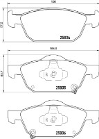 Set placute frână Brembo P 28 076 imaginea #4 — magazin online Desire.md