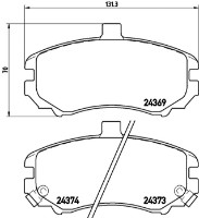 Set placute frână Brembo P 30 029 imaginea #4 — magazin online Desire.md