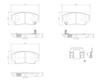 Комплект тормозных колодок Brembo P 30 121 фото №2 — интернет-магазин Desire.md