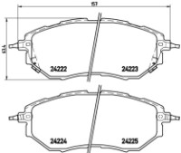 Set placute frână Brembo P 78 017 imaginea #4 — magazin online Desire.md