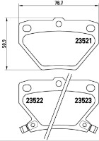 Set placute frână Brembo P 83 052 imaginea #4 — magazin online Desire.md