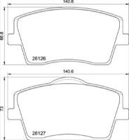 Комплект тормозных колодок Brembo P 86 031 фото №2 — интернет-магазин Desire.md