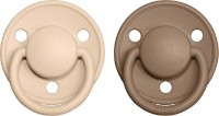 Suzeta BIBS De Lux 2 Pack 0-36months Vanilla/Dark Oak (150210)