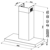 Вытяжка Faber T-Dark A90 NG/2 фото №3 — интернет-магазин Desire.md
