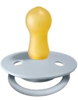 Suzeta BIBS De Lux 2 Pack 0-6months Iron/Baby Blue (180212) imaginea #2 — magazin online Desire.md