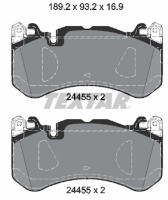 Комплект тормозных колодок TEXTAR 2445503 фото №2 — интернет-магазин Desire.md
