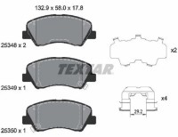 Комплект тормозных колодок TEXTAR 2534801 фото №3 — интернет-магазин Desire.md