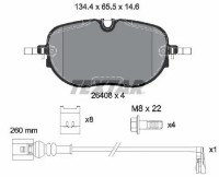 Set placute frână TEXTAR 2640801