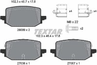 Set placute frână TEXTAR 2658901 imaginea #2 — magazin online Desire.md