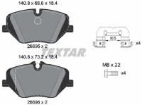 Set placute frână TEXTAR 2669501 imaginea #2 — magazin online Desire.md
