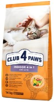 Hrană uscată pentru pisici Club 4 Paws Adult Cats Indoor Lamb 14kg