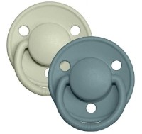 Suzeta BIBS De Lux 2 Pack 0-6months Island Sea/Sage (180226)