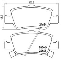 Set placute frână Aplus 71178AAP imaginea #2 — magazin online Desire.md