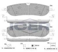 Set placute frână ICER 182451 imaginea #2 — magazin online Desire.md