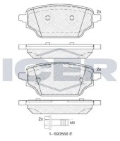 Set placute frână ICER 182474 imaginea #2 — magazin online Desire.md