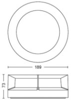 Candelabru de perete Philips Actea 915005554301 imaginea #2 — magazin online Desire.md