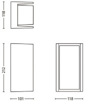 Lampa de gradină Philips Bridge 915003762102 imaginea #2 — magazin online Desire.md