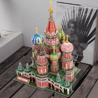 3D пазл-конструктор CubicFun Собор Василия Блаженного (DS0999h) фото №5 — интернет-магазин Desire.md