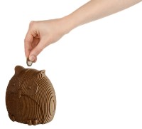 3D пазл-копилка Ewa Toys Coinbank Owl фото №2 — интернет-магазин Desire.md