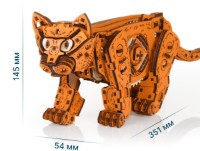 3D пазл-конструктор Ewa Toys Ginger Kitten фото №2 — интернет-магазин Desire.md