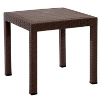 Masă Moda Life Rattan Without Glass 80x80cm Brown