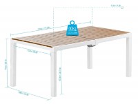 Садовый стол Modeira Caramell 0434018 фото №2 — интернет-магазин Desire.md