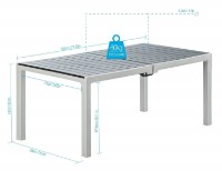 Садовый стол Modeira Quartz 0434019 фото №2 — интернет-магазин Desire.md