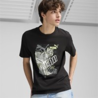 Tricou bărbătesc Puma Graphics Photoprint Tee Black Puma Black, s.XL imaginea #2 — magazin online Desire.md