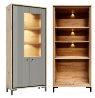 Living Fadome Parii A Stejar Artizan/Gri imaginea #2 — magazin online Desire.md