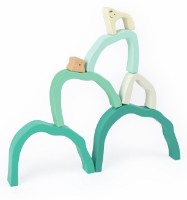 Кубики Пирамидка Hape Arctic Polar Bear  (E0490) фото №2 — интернет-магазин Desire.md