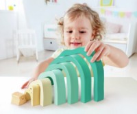 Кубики Пирамидка Hape Arctic Polar Bear  (E0490) фото №7 — интернет-магазин Desire.md