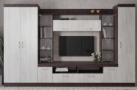 Гостиная ML-Mobila МЛ-2 3100 Венге/Артвуд Светлый фото №1 — интернет-магазин Desire.md