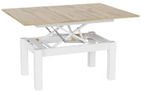 Журнальный столик MobiCasa B FLY Transformer 60/120x90  Kraft Gold/White фото №2 — интернет-магазин Desire.md