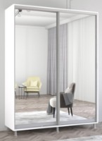 Шкаф-купе Mobildor-Lux Aron Mirror 180x230 White (aron1113)