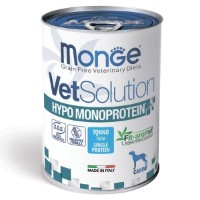 Hrană umedă pentru câini Monge Superpremium VetSolution Dog Hypo Monoprotein Tuna 400g