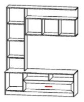 Living Астрид-Мебель Прага 3 Frasin Ankor Alb imaginea #2 — magazin online Desire.md