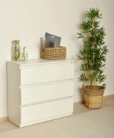 Комод Fabrik Home Havana 3 Белый Ясень фото №4 — интернет-магазин Desire.md