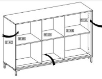 Comodă Fadome Parii 3D Stejar Artizan imaginea #3 — magazin online Desire.md