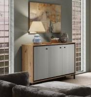 Comodă Fadome Parii 3D Дуб Артизан/Серый imaginea #3 — magazin online Desire.md