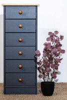 Комод MobiCasa Lia 3 43x35x104 Grafit фото №4 — интернет-магазин Desire.md