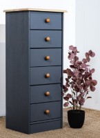 Комод MobiCasa Lia 3 43x35x104 Grafit фото №5 — интернет-магазин Desire.md