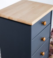 Комод MobiCasa Lia 3 43x35x104 Grafit фото №2 — интернет-магазин Desire.md