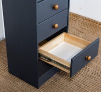 Комод MobiCasa Lia 3 43x35x104 Grafit фото №3 — интернет-магазин Desire.md