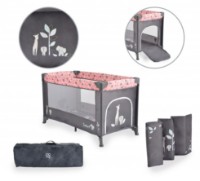 Pătuț pliabil Moni Safari Pink imaginea #4 — magazin online Desire.md