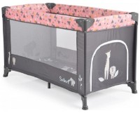 Pătuț pliabil Moni Safari Pink imaginea #1 — magazin online Desire.md