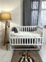 Pătuţ Гойдалка Alex White (1B2-1) imaginea #2 — magazin online Desire.md